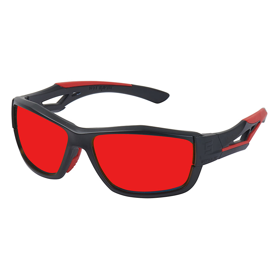 – Matte Series Striyker Lenses Red Sunglasses Black/Red Signature