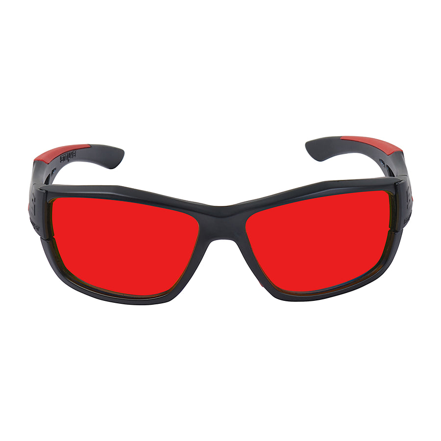 Matte Sunglasses Striyker – Black/Red Red Signature Lenses Series