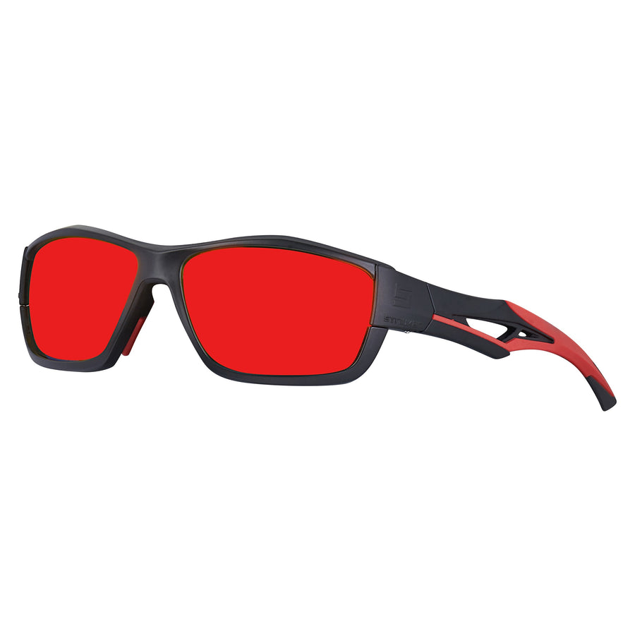 Signature Series Matte Red – Black/Red Striyker Sunglasses Lenses